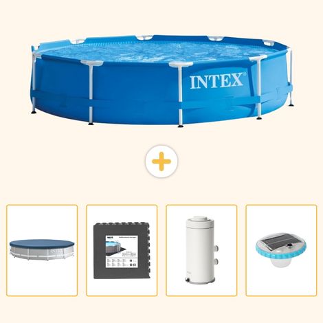Intex Piscine Tubulaire Ronde - 366x76 cm - 5-pièces  S138 (1/5)