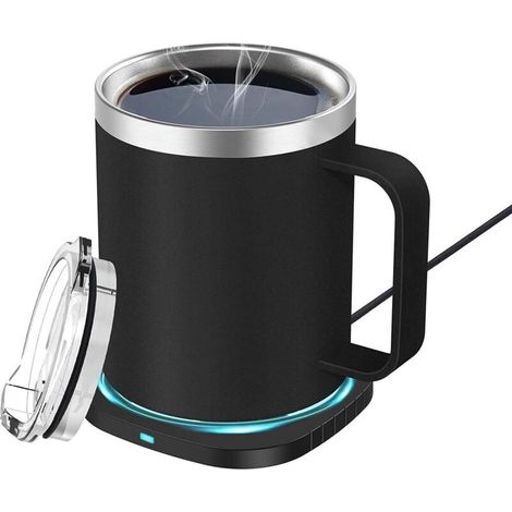 USB Electric Coffee Mug Warmer, Smart Beverage Heater Constant Temperature 131℉/55℃