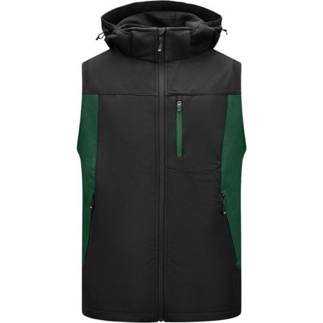 Gilet de travail Justus FHB 79110 - Vert / Noir - L (1/5)