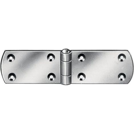 VORMANN Bisagra de caja H 38 mm B abierta 250 mm S 2,5 mm acero galvanizado azul francés - 000028250Z (1/3)