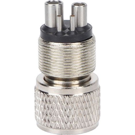 Adaptateur de Fraise Dentaire Haute Vitesse 4 à 2 Trou en Acier Inoxydable pour Dentiste (1/5)