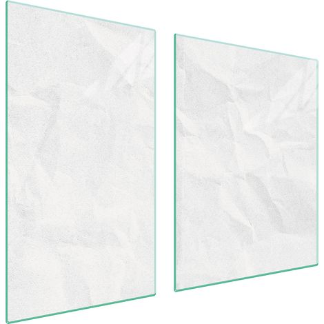 Assiette en verre et planche à découper 100x52 blanche (1/5)