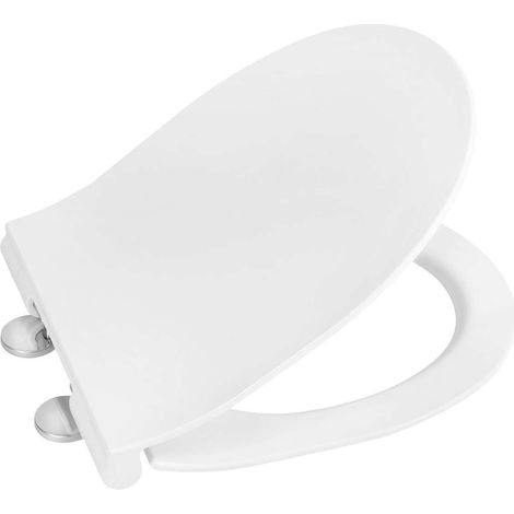 Sapho Isvea - Asiento de inodoro Absolute, Soft Close, Easy Take, blanco 40R10200I (1/4)