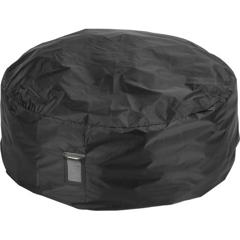 Housse de pneu universelle, imperméable et multifonctionnelle pour camping-cars, remorques à bateaux, caravanes, jeeps et camions, noire, taille L (1/5)