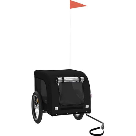 Maison Exclusive - Fahrradanhänger Hunde Schwarz Oxford-Gewebe un (1/5)
