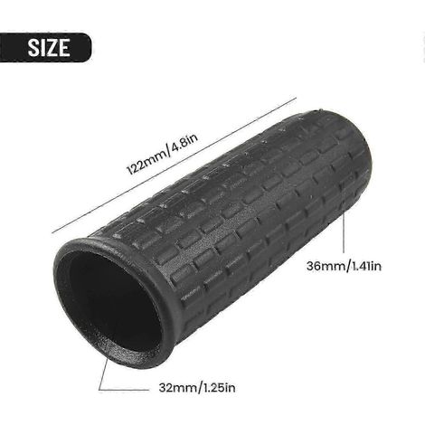 Filiyano-Améliorez votre expérience de jardinage avec 2 poignées en caoutchouc pour brouette... 122 x 32 mm (1/5)