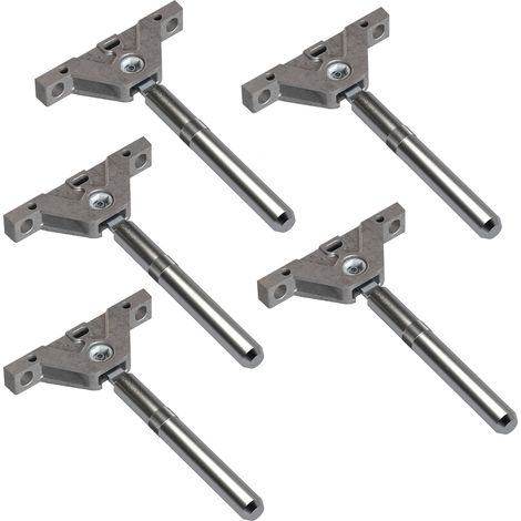 Italiana Ferramenta Wandregalhalter Triade Slim, 5 Stück Regalbodenträger 110 x 11,5 mm - verdeckte Montage, Tragkraft bis zu 15 kg pro Paar (1/5)