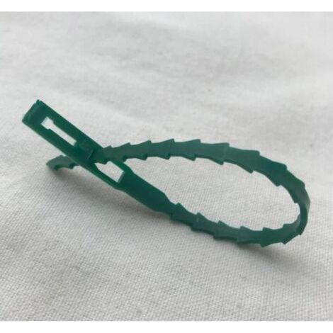 Pflanzenbinder – Stabile Clips für kleine und große Triebe – 100er-Packung – 17 cm lang – Grün (1/5)