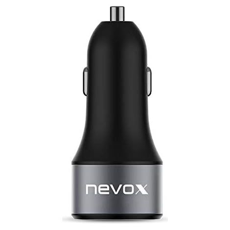 nevox 1679 cargador de dispositivo móvil Universal Negro Encendedor de cigarrillos Carga rápida Auto
