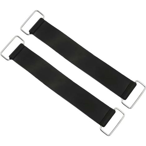 2 pezzi Cinghia elastica in gomma per batteria Cinghia di fissaggio per batteria per moto Cinghia elastica per scooter Cinghia per rimorchio per moto