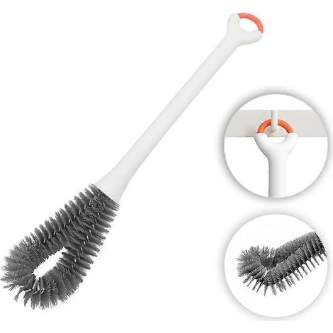 Brosse pour biberon, brosse de nettoyage ménager permettant de nettoyer tous les recoins du biberon (1/5)