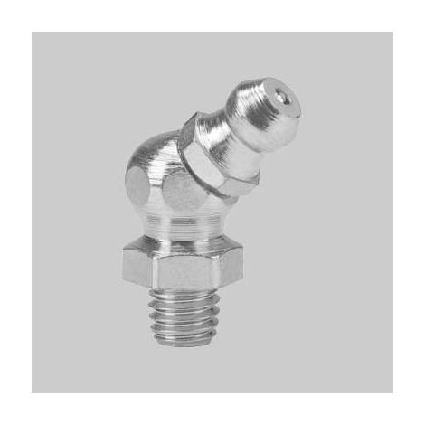 INGRASSATORE TIPO HYDRAULIK A 45  ° 'BLISTER' M10x1 - 10 pezzi- PRESSOL
