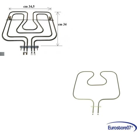 COPPIA RESISTENZA FORNO REX ELECTROLUX  F10, F50.FM.,FR FS.3570411037 RS 39 + 41