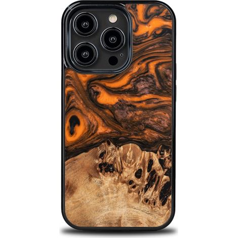 Custodia Bewood Unique per iPhone 15 Pro - Arancione (1/5)