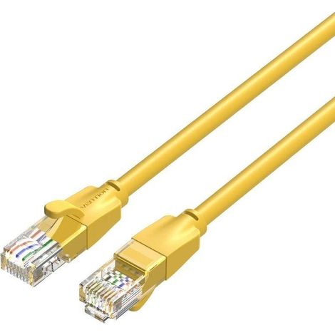 Cable de Red RJ45 UTP Vention IBEYH Cat.6/ 2m/ Amarillo
