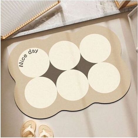 Tapis de bain sur le thème d'Halloween, motif citrouille, absorbant et antidérapant, idéal pour la salle de bain — 40 x 60 cm — Style 7 (1/4)