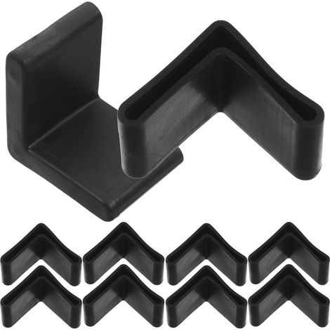 Patins triangulaires transparents en caoutchouc, antidérapants (1/5)