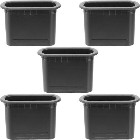 Lot de 5 tubes de sortie d'air pour enceintes acoustiques professionnelles-12.9X5CM-Black (1/4)
