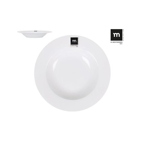 Plato hondo de loza Ø22,5cm "Felit" LA MEDITERRÁNEA C415006