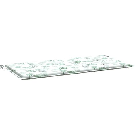 Maison Exclusive - Cuscino per Panca a Foglie 100x50x3 cm in Tessuto Oxford (1/5)
