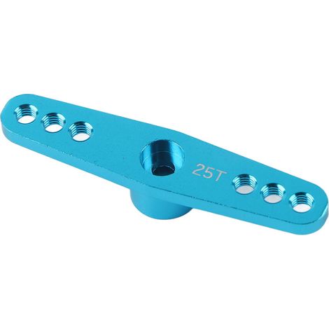 25T Lenkservoarm Modellauto-Teile CNC-Präzisionsbearbeitung Lenkarm (Himmelblau N10087NB) (1/5)