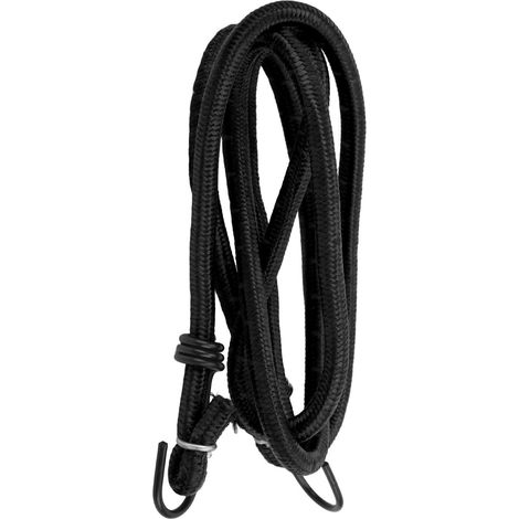 Elastische Kabel mit Gummihaken für Fahrradträger, Camping, schwarz (1/5)