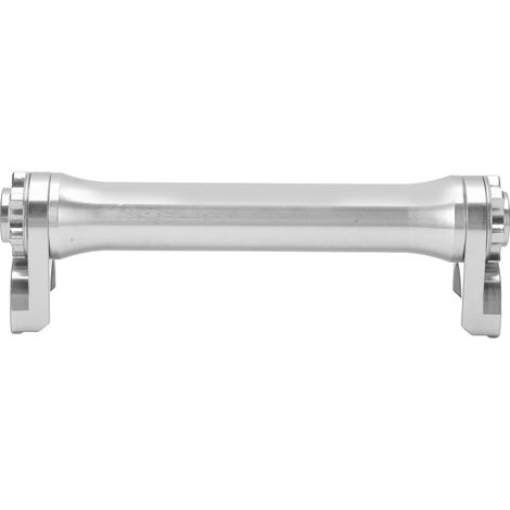 Tube télescopique en alliage d'aluminium pour roue de Brompton 3sixty, longueur de contraction 124mm, argenté (1/5)