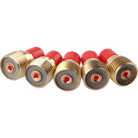 5 Stück 45V44 Gaslinsenhülsenkörper 2,4 mm 3/32" für WIG-Schweißbrenner WP-9/20/25 (1/5)