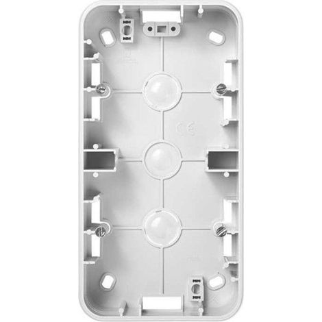 Boîte de surface haute Simon 75 pour 2 éléments blanc