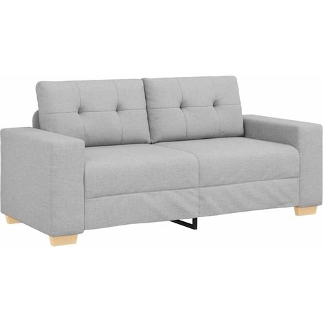 Divano  Sofa Divanetto Grigio Nuvola 180x77x82 cm in Tessuto (1/5)