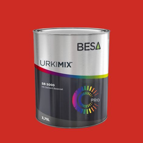 Pot de peinture Polyuréthane / bi composant Rouge Pur RAL 3028 Brillant - 1,5 kg