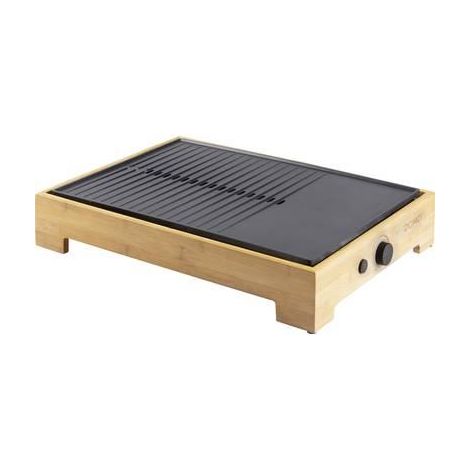 Domo DO9271G Piastra Grill Bambù 1800 W