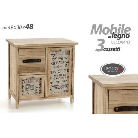 Mobile in legno decorato