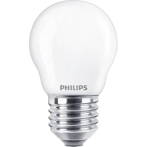 Ampoule LED sphérique PHILIPS - EyeComfort - 4,3W - 470 lumens - 2700K - E27 - 93013 (1/5)