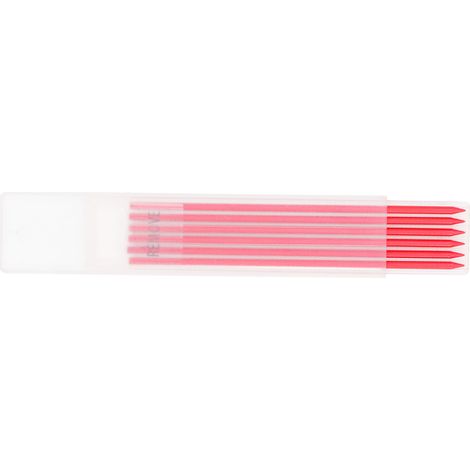 24 recharges de crayons de charpentier, mine graphite 2,8 mm, rouge, longue durée (1/5)