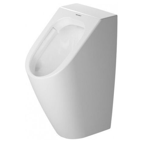 Duravit ME by Starck Urinoir Duravit Rimless, arrivée par l'arrière, avec mouche, avec HygieneGlaze - 2809302007