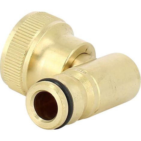 Nez de robinet articulé laiton 3/4'' - embout rapide 15 mm (1/2)