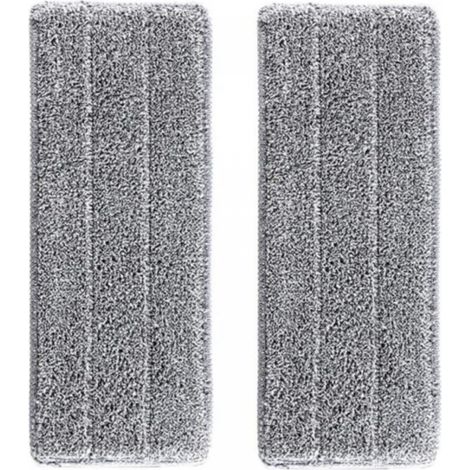 2 Housses de recharge Microfibre Balai - VENTEO - Balai Auto Clean And Dry - Remplacement Microfibre/Tampons pour balai Vadrouilles (1/5)