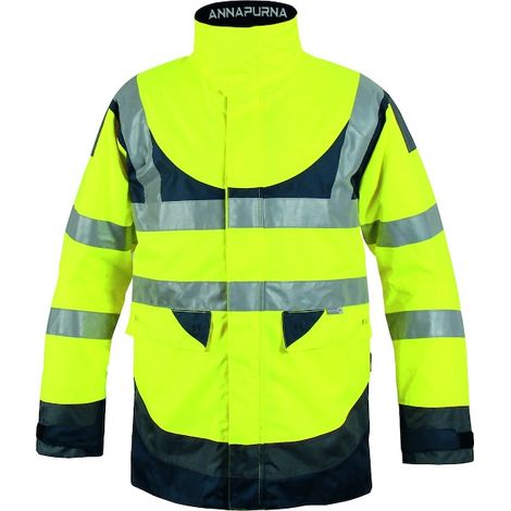 Parka haute visibilité jaune/marine ANNAPURNA - 2XL - T2S