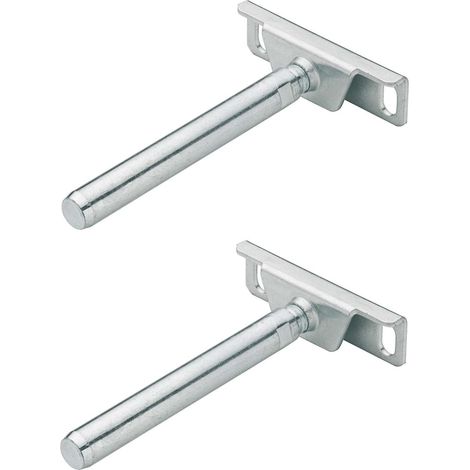 Cyclingcolors – Support d'étagère invisible en T – Acier galvanisé – Longueur 112mm – Capacité de charge 80-200kg – Installation rapide et ajustable