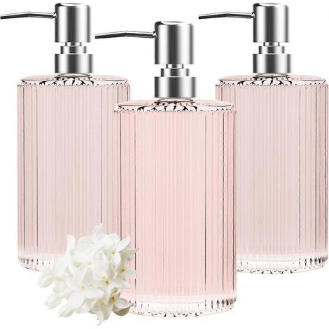 HONORNIC - Distributeur multifonctionnel de lotion/savon liquide (lot de 3) avec pompe