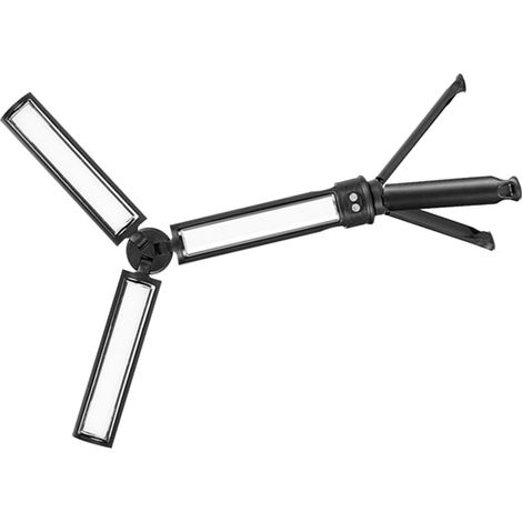 Faltbare, wiederaufladbare LED-Arbeitsleuchte, multifunktionale, tragbare Arbeitsleuchte mit Ständer und USB-Kabel für Reparaturen (1/5)