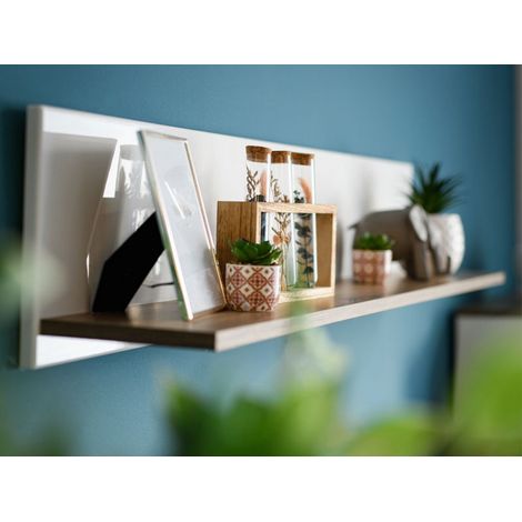 Estante Bellini, 1 Balda, Carga 5 Balda, 120x19.5x24h cm Blanco (1/5)
