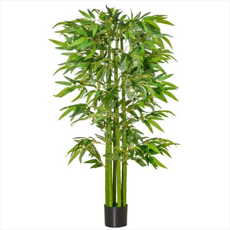 Plante artificielle Bambou artificiel 160 cm pot inclus feuillage (1/5)