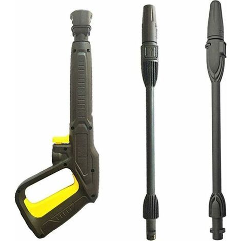 Pistolet déclencheur haute pression et 2 lance de jet, 150 bar 2200 PSI Pièces de rechange pour Karcher K2 K3 K4 K5 K6 K7 (1/4)