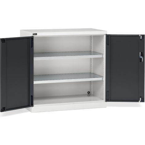 PROVOST - Armoire d'atelier en acier - Portes battantes pleines
