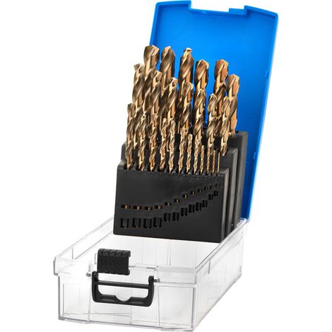 Draper Expert Cobalt Drill Bit Set (25 Pieces, HSSE M35) – Heavy-Duty High-Speed Steel Drilling Tool Kit