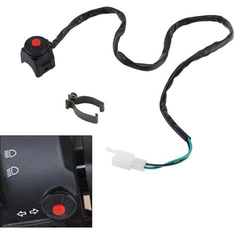 Zündschalter und Scheinwerfersteuerung für Motorradlenker, 7/8" mit Blinker und Hupe (1/5)