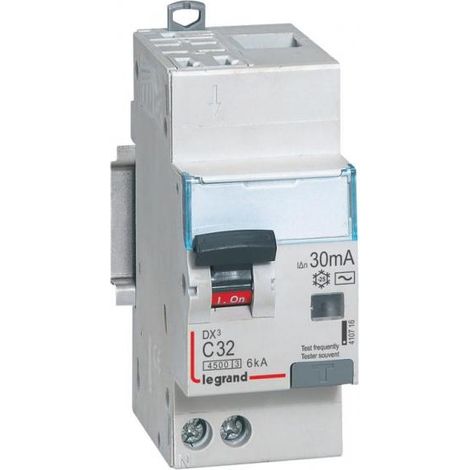 Disjoncteur Différentiel DX3 1P+N Courbe C 25A 30mA 4,5kA - LEG410715 (1/2)