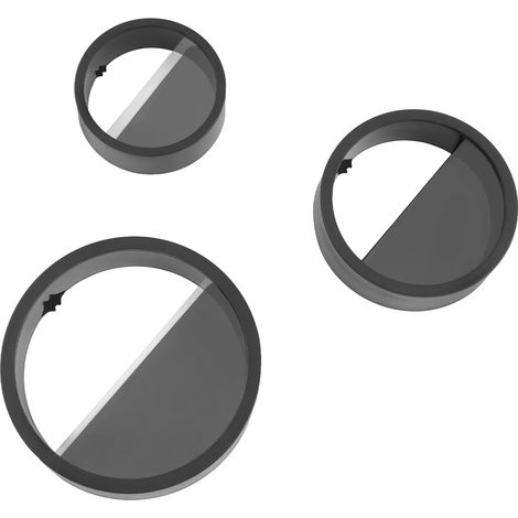 Macetero de pared, diseño moderno, solución que ahorra espacio, negro. (1/2)